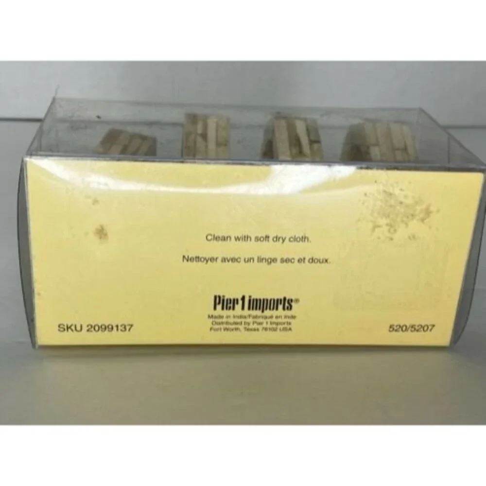 Vintage Pier 1 Imports Napkin Rings Set of 4 NEW